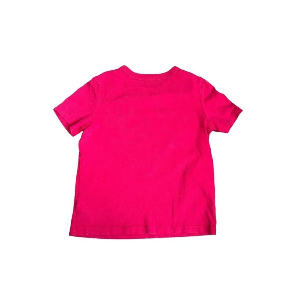 Gap Kids BMX Graphic T-Shirt XS 4-5 Pink Organic Cotton